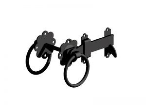 Timberstore Ring Latches 6" Black