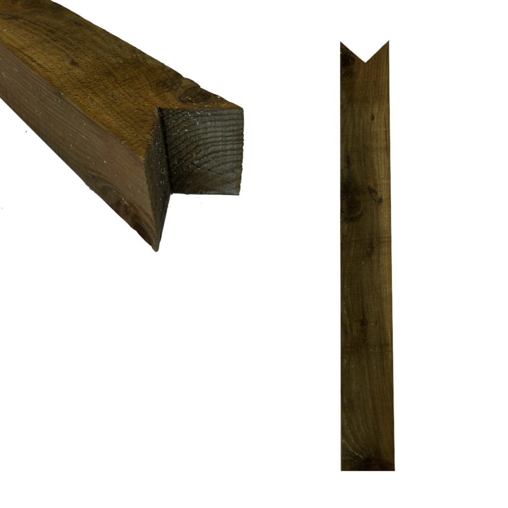 Bird Mouth Post 100MM X 100MMx1.2M - Metcalfe Timber