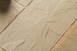 Sandstone paving